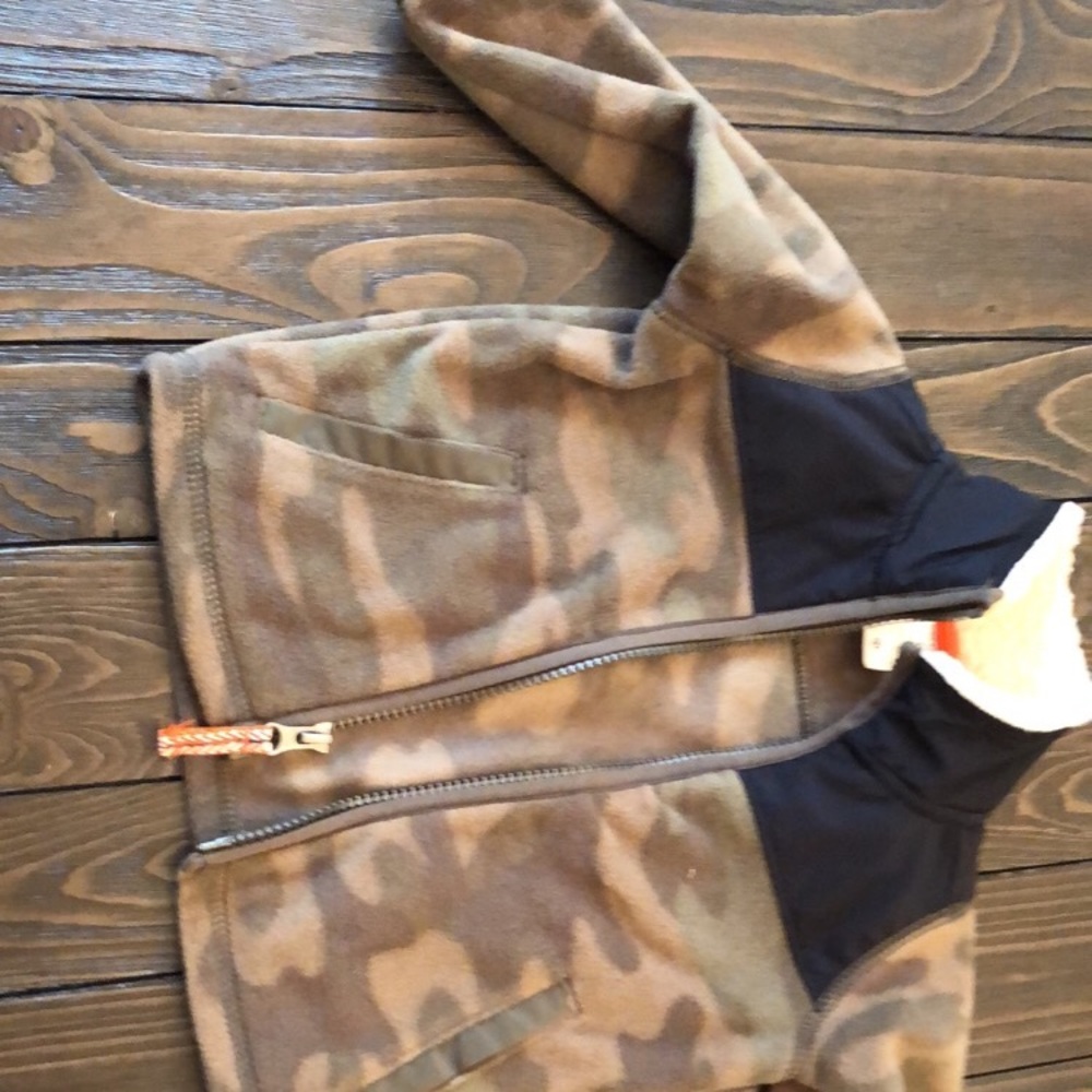 Baby camo fleece jacket